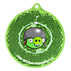 Angry Bird Space Green Round